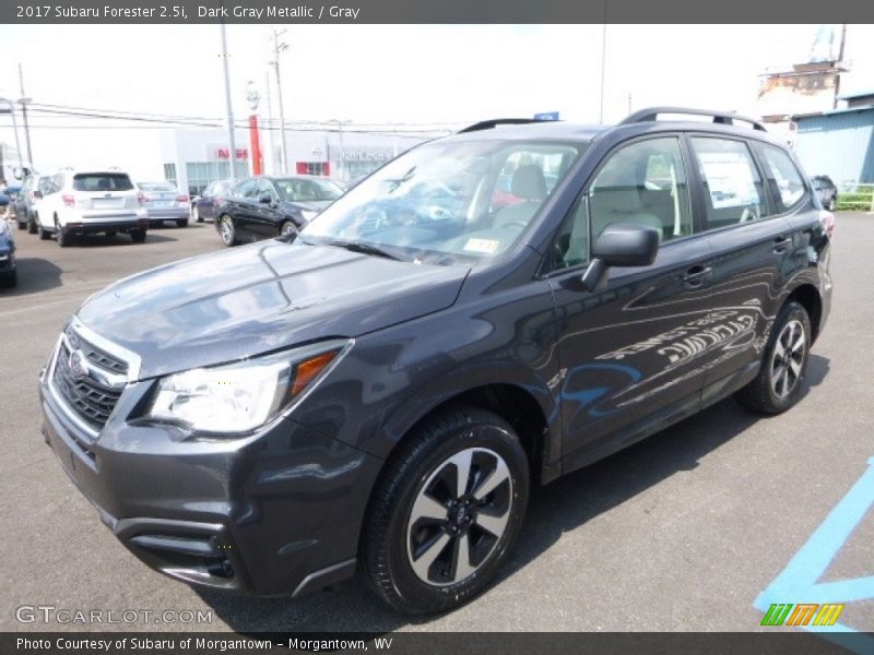 Dark Gray Metallic / Gray 2017 Subaru Forester 2.5i