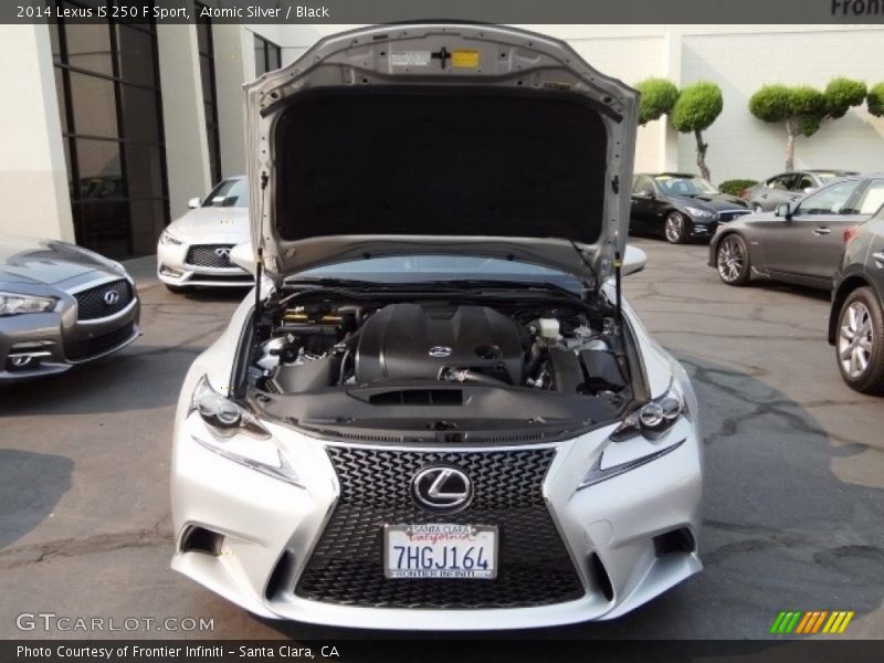 Atomic Silver / Black 2014 Lexus IS 250 F Sport