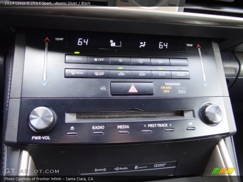 Atomic Silver / Black 2014 Lexus IS 250 F Sport