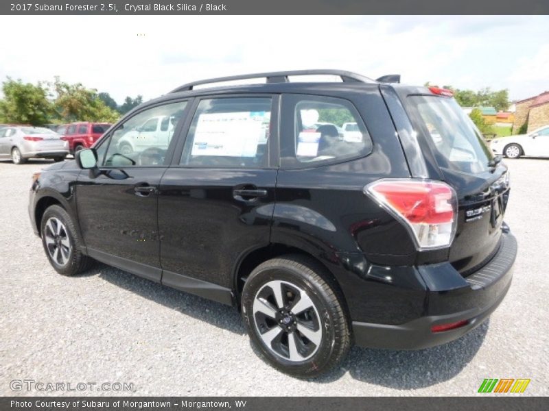 Crystal Black Silica / Black 2017 Subaru Forester 2.5i