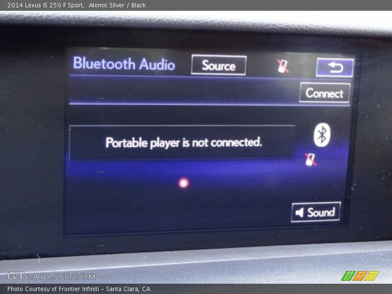 Atomic Silver / Black 2014 Lexus IS 250 F Sport