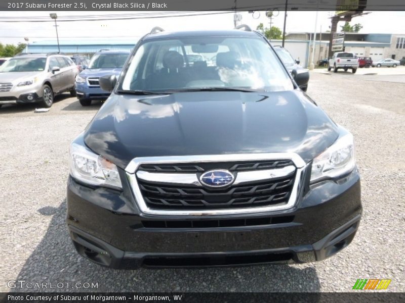 Crystal Black Silica / Black 2017 Subaru Forester 2.5i