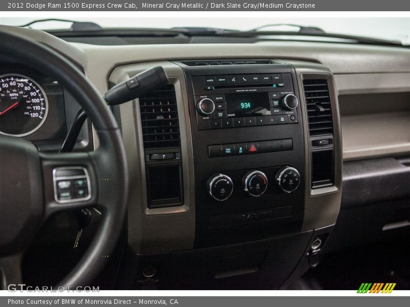 Mineral Gray Metallic / Dark Slate Gray/Medium Graystone 2012 Dodge Ram 1500 Express Crew Cab