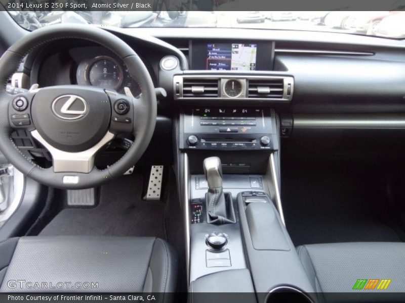 Atomic Silver / Black 2014 Lexus IS 250 F Sport