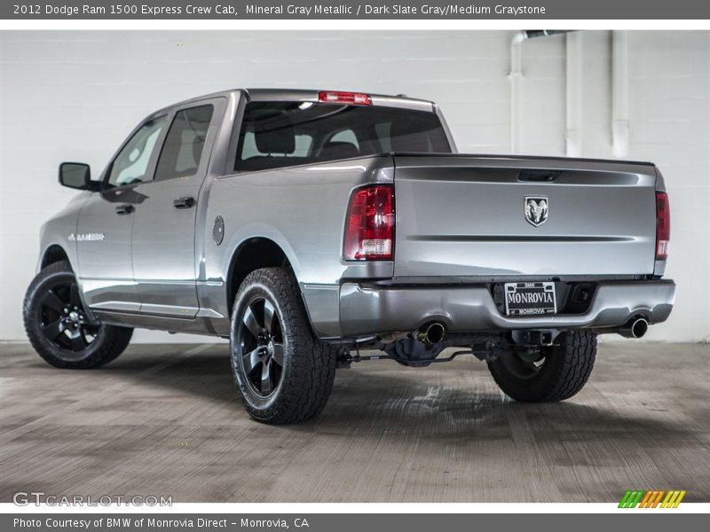 Mineral Gray Metallic / Dark Slate Gray/Medium Graystone 2012 Dodge Ram 1500 Express Crew Cab
