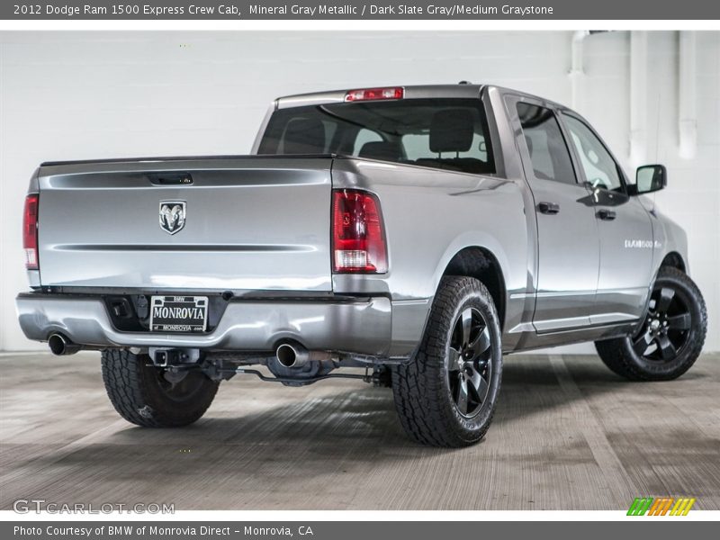 Mineral Gray Metallic / Dark Slate Gray/Medium Graystone 2012 Dodge Ram 1500 Express Crew Cab