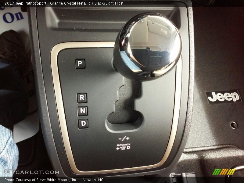  2017 Patriot Sport 6 Speed Automatic Shifter