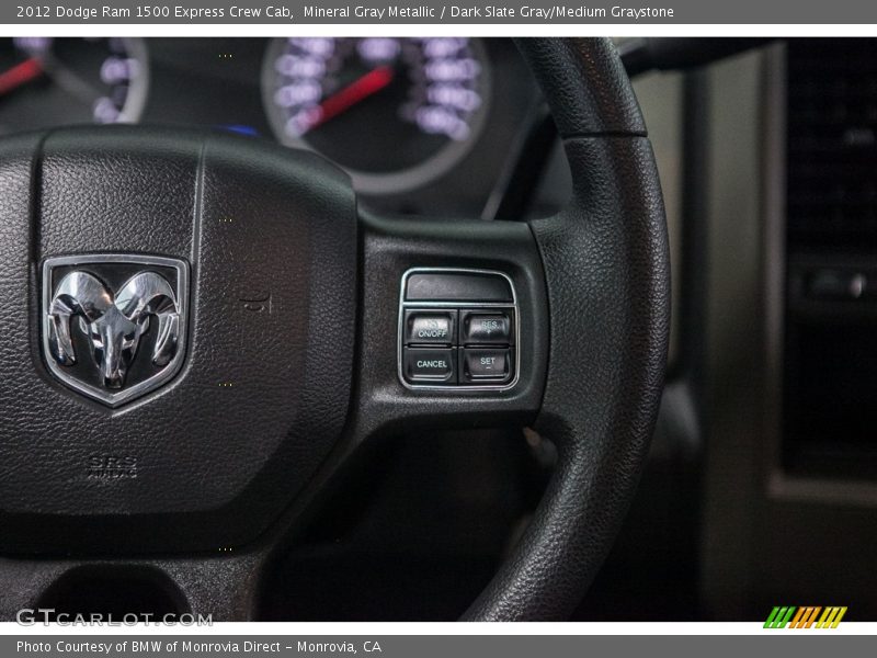 Mineral Gray Metallic / Dark Slate Gray/Medium Graystone 2012 Dodge Ram 1500 Express Crew Cab