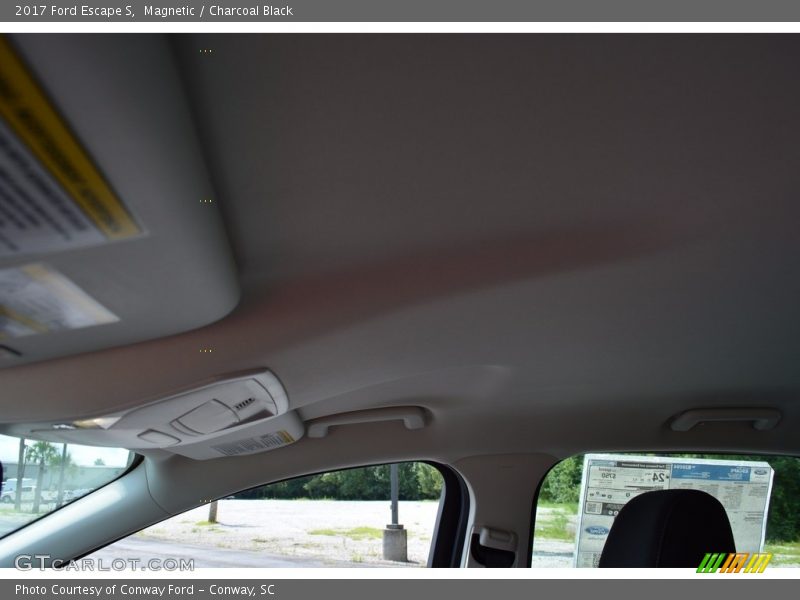 Magnetic / Charcoal Black 2017 Ford Escape S