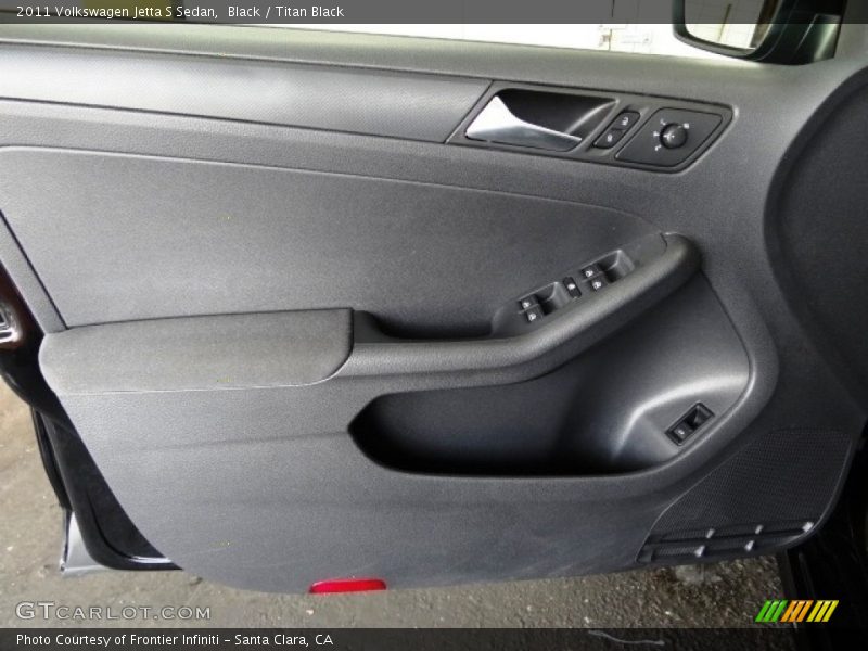 Black / Titan Black 2011 Volkswagen Jetta S Sedan