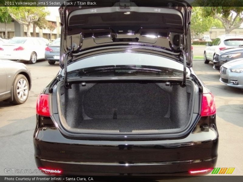 Black / Titan Black 2011 Volkswagen Jetta S Sedan