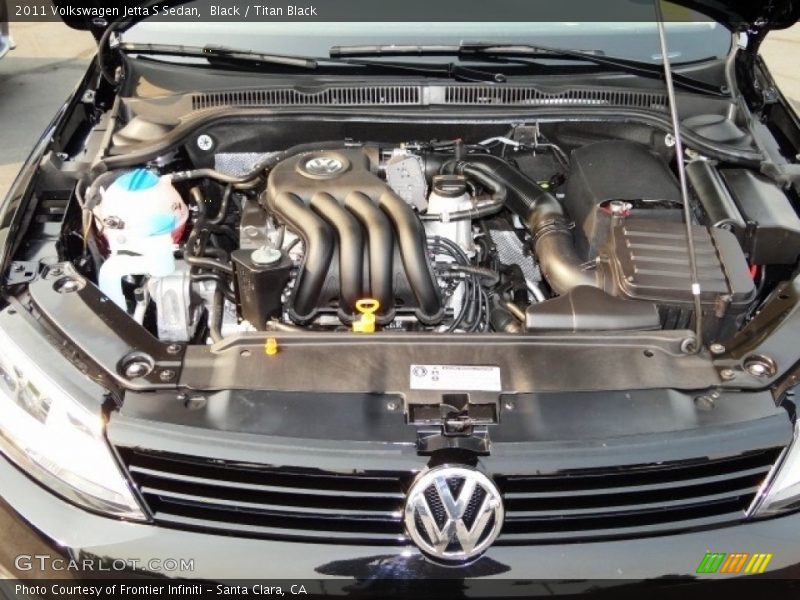 Black / Titan Black 2011 Volkswagen Jetta S Sedan