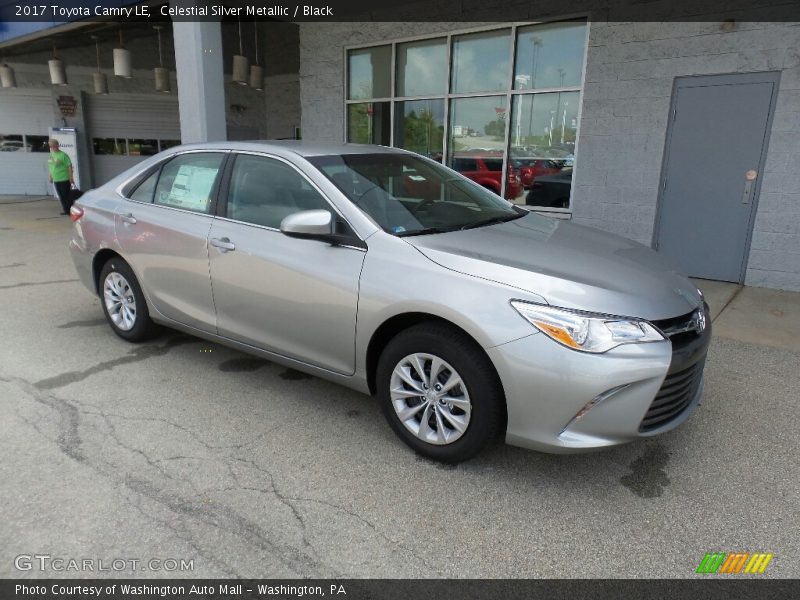 Celestial Silver Metallic / Black 2017 Toyota Camry LE