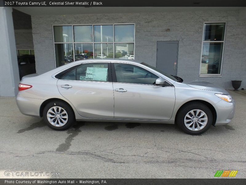Celestial Silver Metallic / Black 2017 Toyota Camry LE