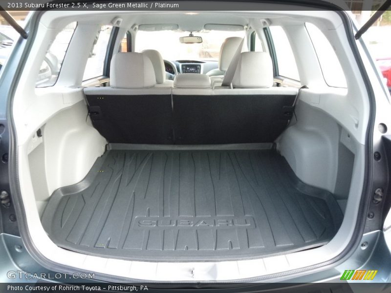Sage Green Metallic / Platinum 2013 Subaru Forester 2.5 X