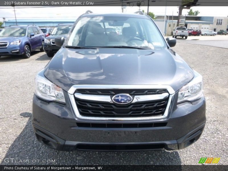 Dark Gray Metallic / Gray 2017 Subaru Forester 2.5i