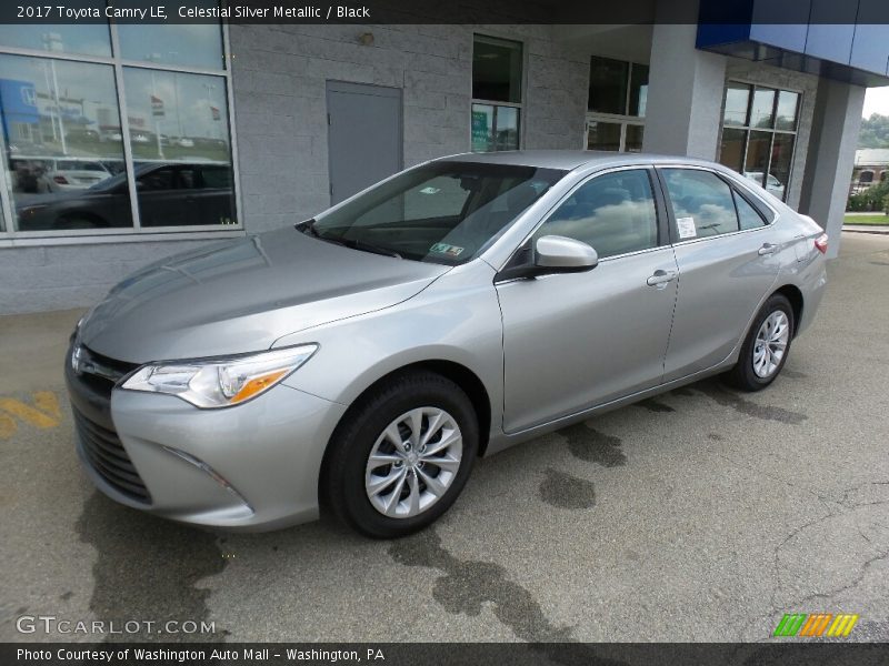 Celestial Silver Metallic / Black 2017 Toyota Camry LE