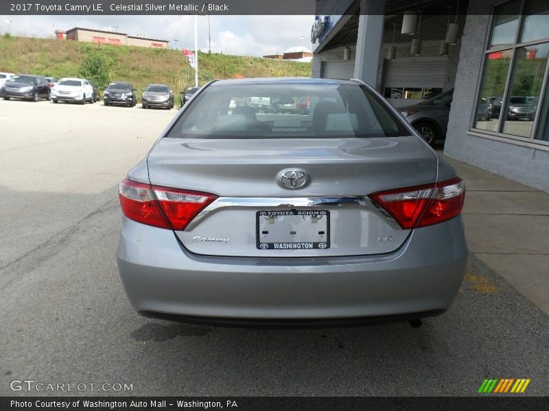 Celestial Silver Metallic / Black 2017 Toyota Camry LE
