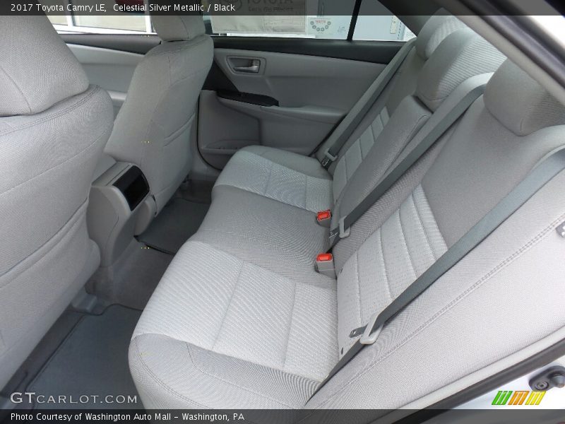 Rear Seat of 2017 Camry LE