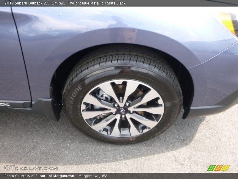 Twilight Blue Metallic / Slate Black 2017 Subaru Outback 2.5i Limited