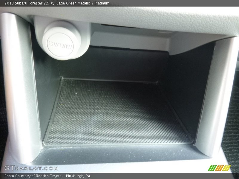 Sage Green Metallic / Platinum 2013 Subaru Forester 2.5 X