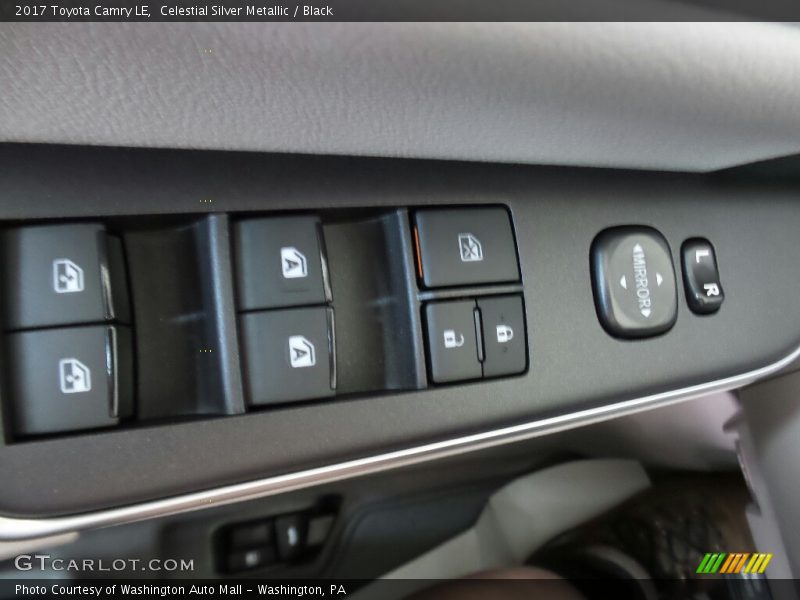 Celestial Silver Metallic / Black 2017 Toyota Camry LE