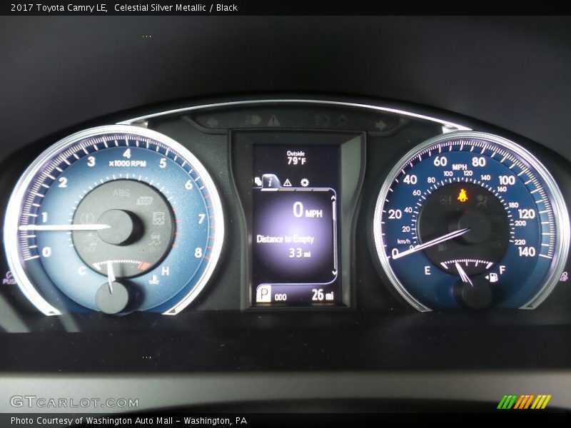  2017 Camry LE LE Gauges
