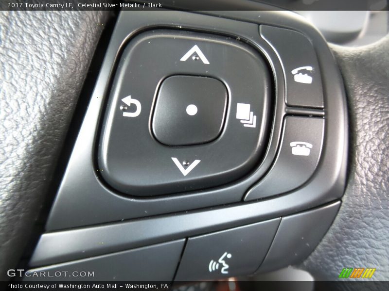 Controls of 2017 Camry LE