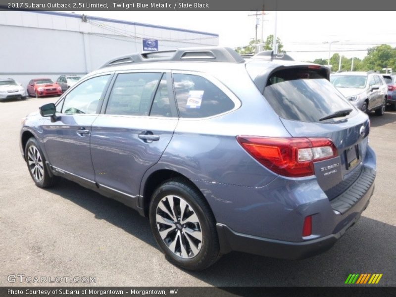 Twilight Blue Metallic / Slate Black 2017 Subaru Outback 2.5i Limited