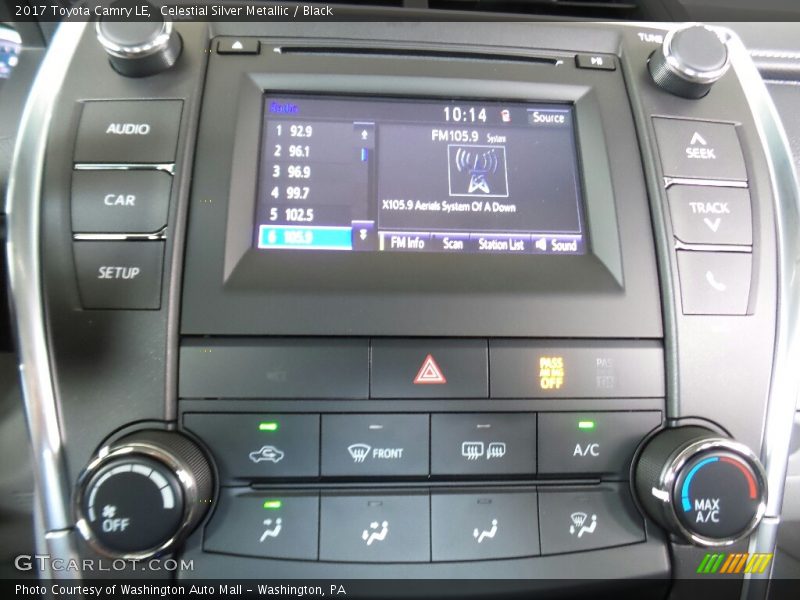 Controls of 2017 Camry LE