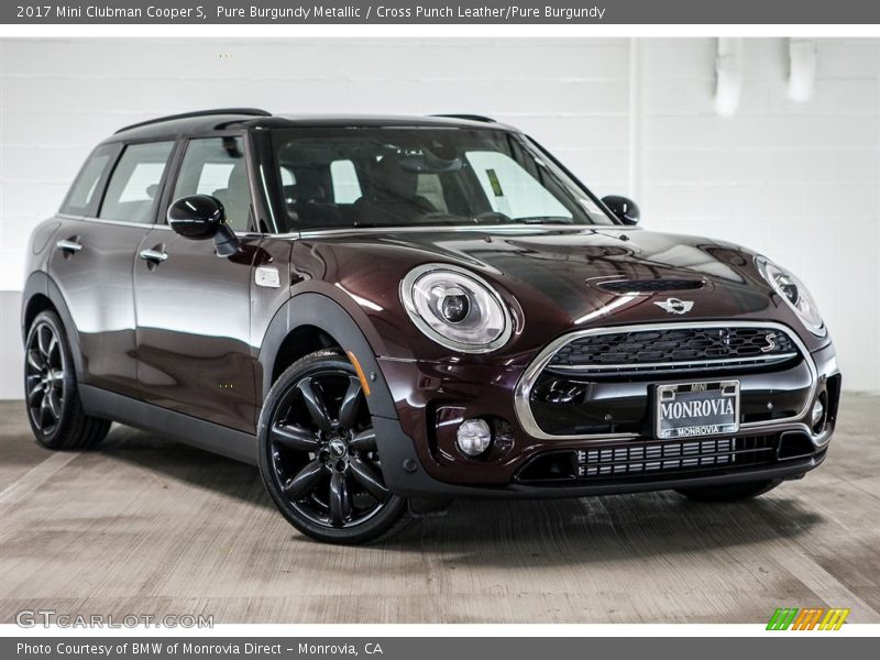 Pure Burgundy Metallic / Cross Punch Leather/Pure Burgundy 2017 Mini Clubman Cooper S