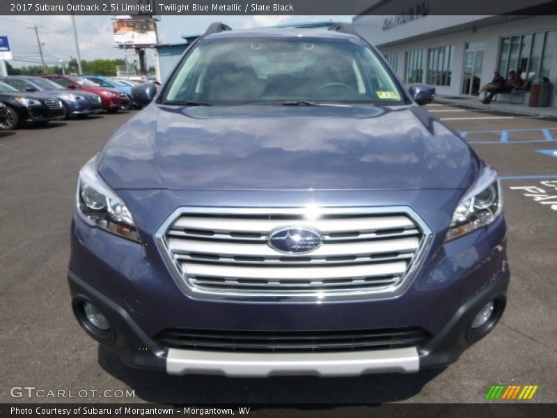 Twilight Blue Metallic / Slate Black 2017 Subaru Outback 2.5i Limited