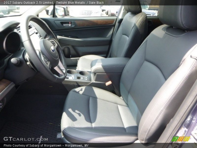 Twilight Blue Metallic / Slate Black 2017 Subaru Outback 2.5i Limited