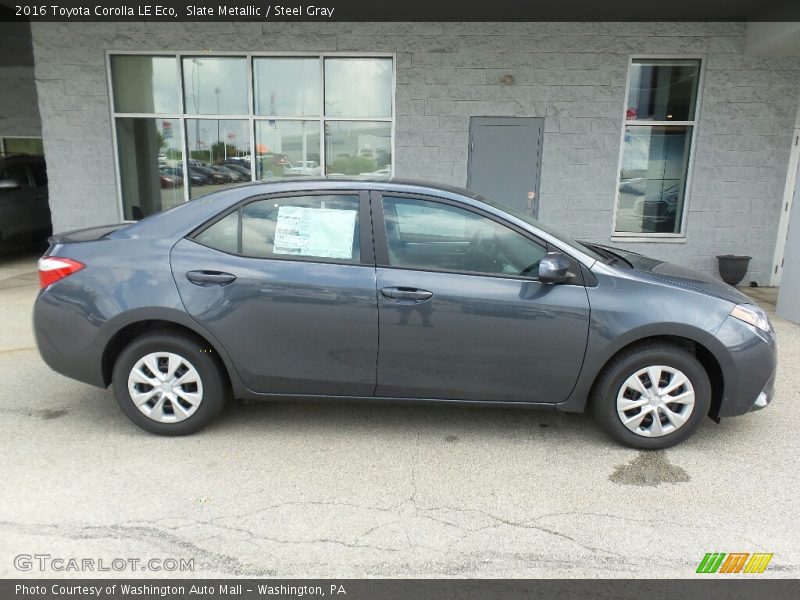 Slate Metallic / Steel Gray 2016 Toyota Corolla LE Eco