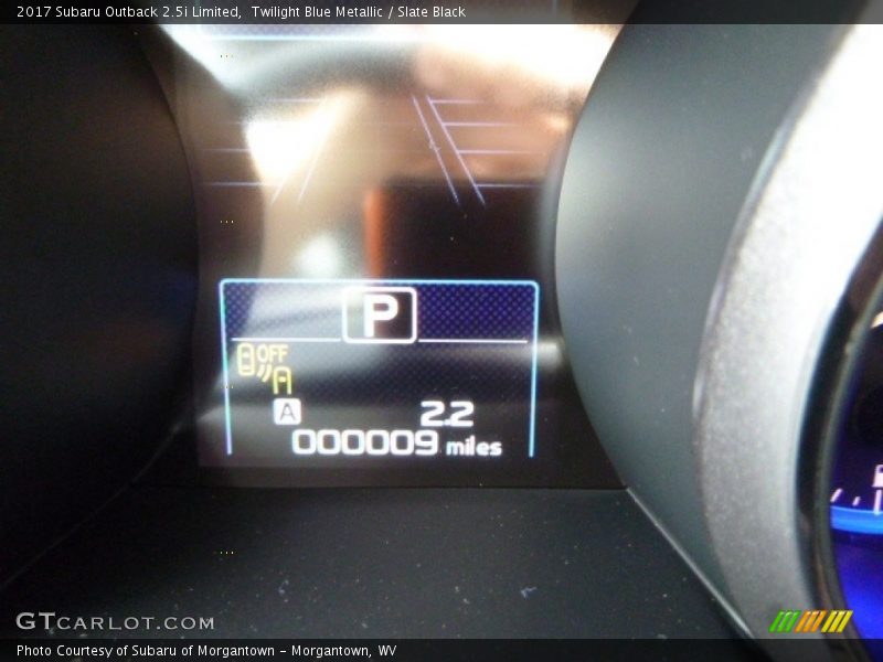 Twilight Blue Metallic / Slate Black 2017 Subaru Outback 2.5i Limited