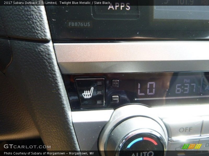 Twilight Blue Metallic / Slate Black 2017 Subaru Outback 2.5i Limited