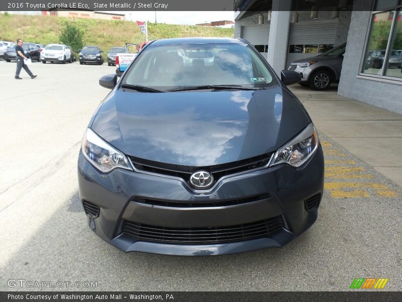 Slate Metallic / Steel Gray 2016 Toyota Corolla LE Eco