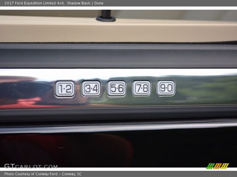 Shadow Black / Dune 2017 Ford Expedition Limited 4x4