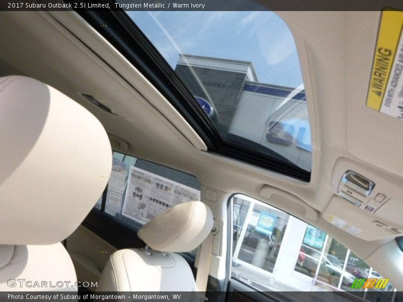 Tungsten Metallic / Warm Ivory 2017 Subaru Outback 2.5i Limited