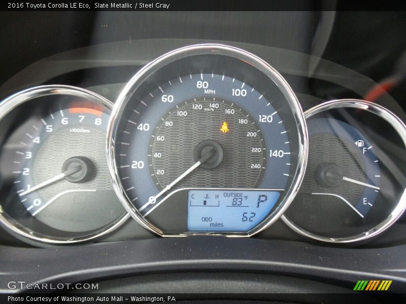 Slate Metallic / Steel Gray 2016 Toyota Corolla LE Eco