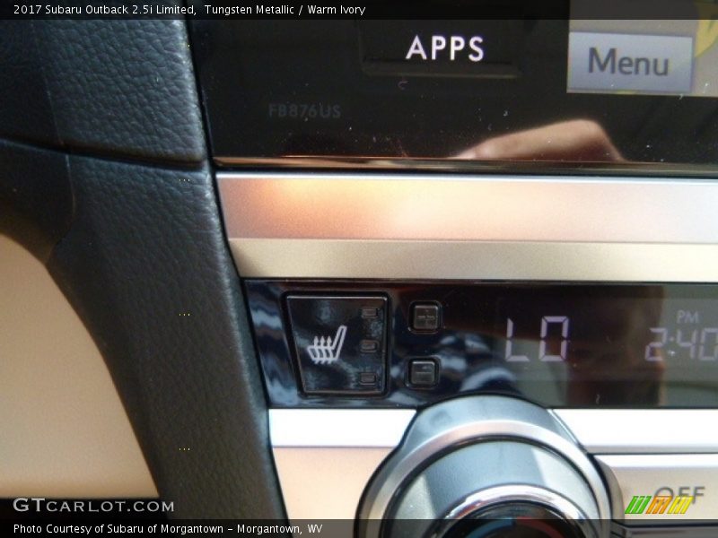 Tungsten Metallic / Warm Ivory 2017 Subaru Outback 2.5i Limited