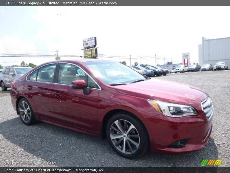 Venetian Red Pearl / Warm Ivory 2017 Subaru Legacy 2.5i Limited