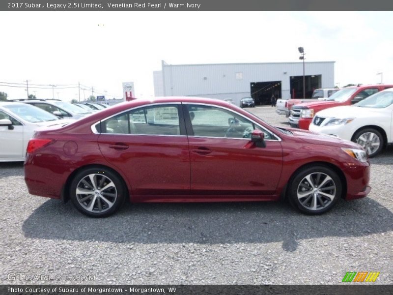 Venetian Red Pearl / Warm Ivory 2017 Subaru Legacy 2.5i Limited