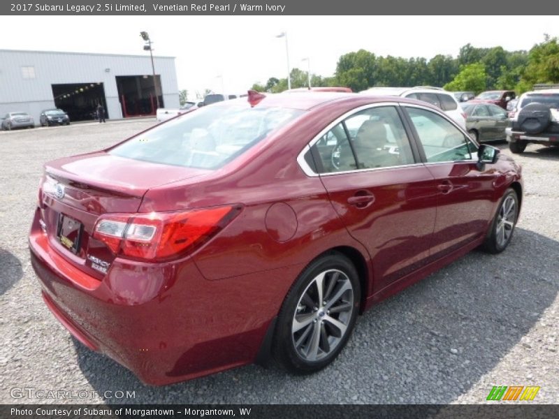 Venetian Red Pearl / Warm Ivory 2017 Subaru Legacy 2.5i Limited