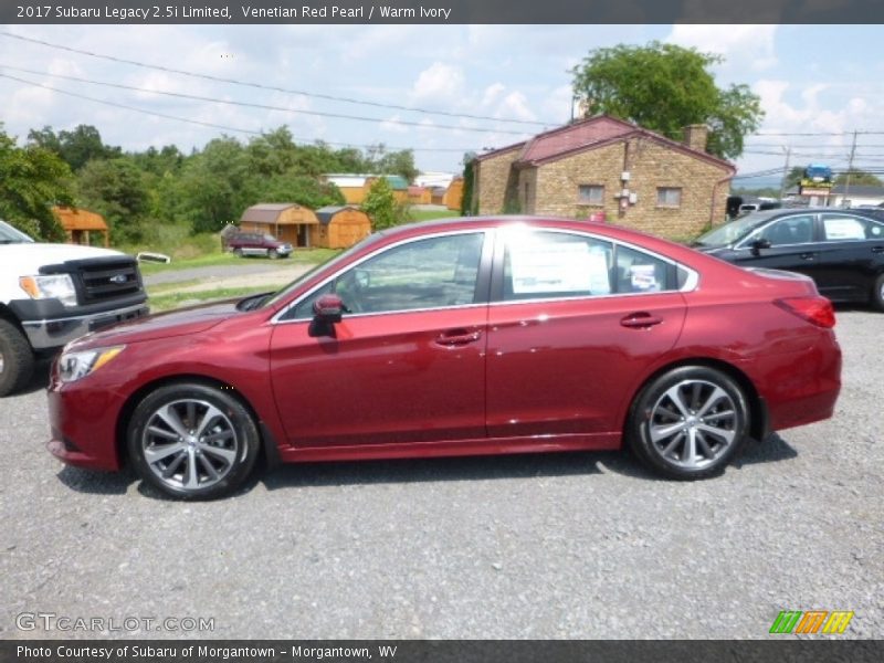 Venetian Red Pearl / Warm Ivory 2017 Subaru Legacy 2.5i Limited