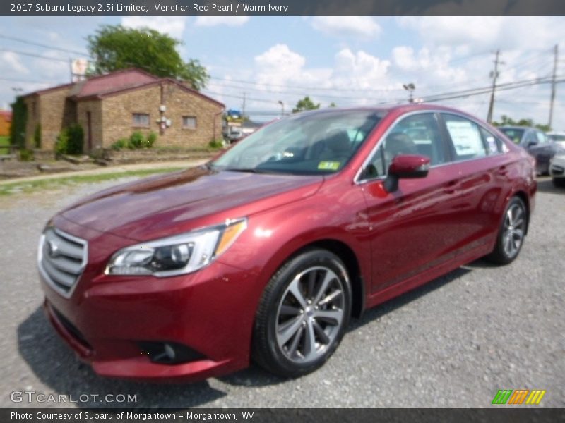 Venetian Red Pearl / Warm Ivory 2017 Subaru Legacy 2.5i Limited