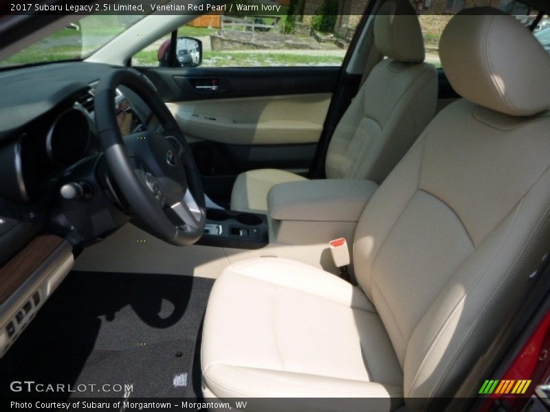 Venetian Red Pearl / Warm Ivory 2017 Subaru Legacy 2.5i Limited