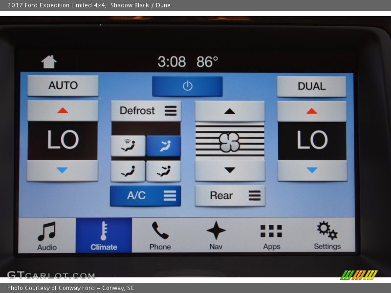 Shadow Black / Dune 2017 Ford Expedition Limited 4x4