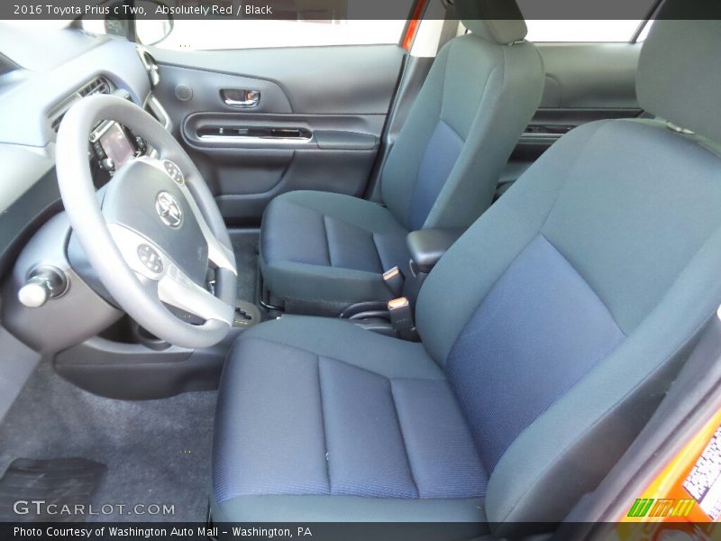 Absolutely Red / Black 2016 Toyota Prius c Two