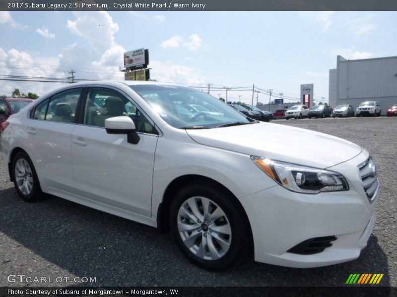 Crystal White Pearl / Warm Ivory 2017 Subaru Legacy 2.5i Premium